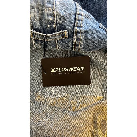 Xplusware Gold Metallic Denim Maxi Skirt – Size Large - Picture 8 of 12